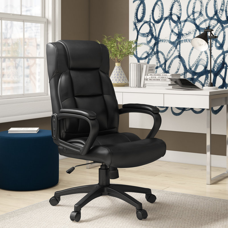 Lorell Soho HighBack Leather Executive Chair & Reviews Wayfair